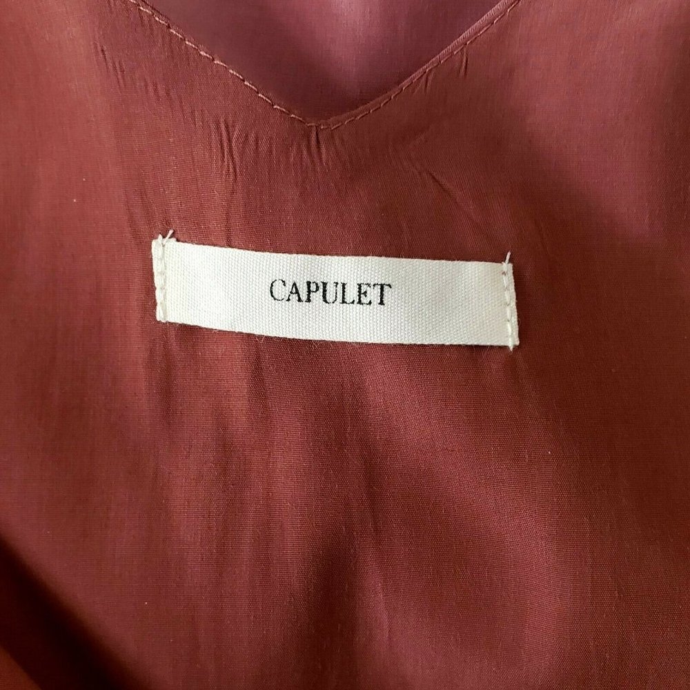 Capulet Cami Tank Top Blouse One Tie Shoulder - Picture 3 of 6